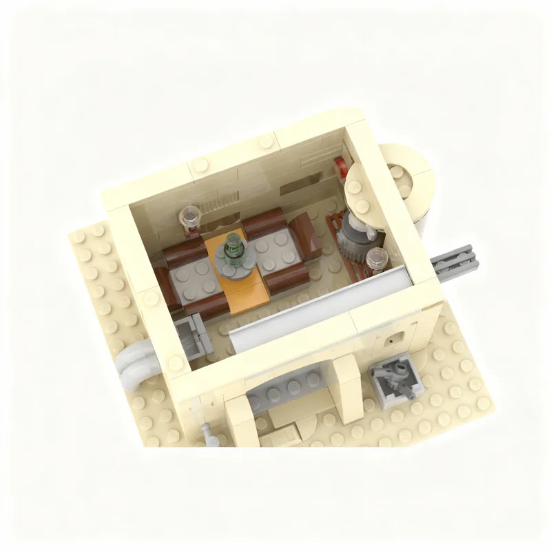 197pcs MOC Tatooine House 1 Wi - đánh giá và giá Interior Design Lego