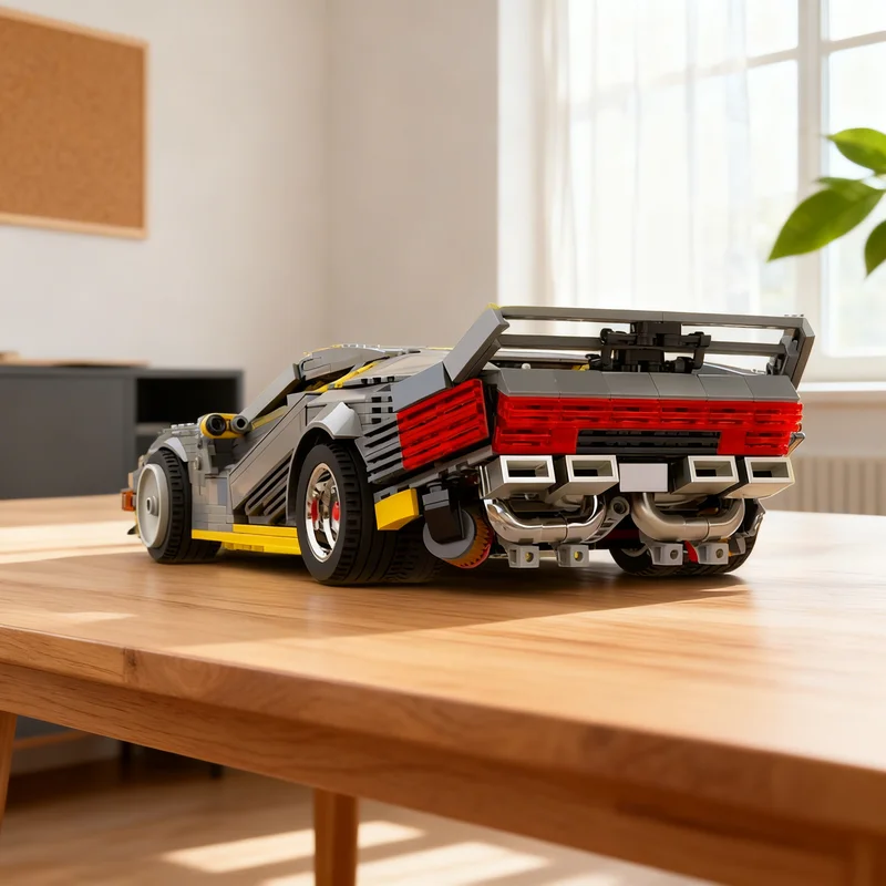 1138 Piezas MOC CYBERPUNK QUADRA V TECH TURBO, Bloques de Construcción de Modelos para Expertos, Juguete de Arquitectura, Regalos de Navidad, Ladrillos para Niños, DIY