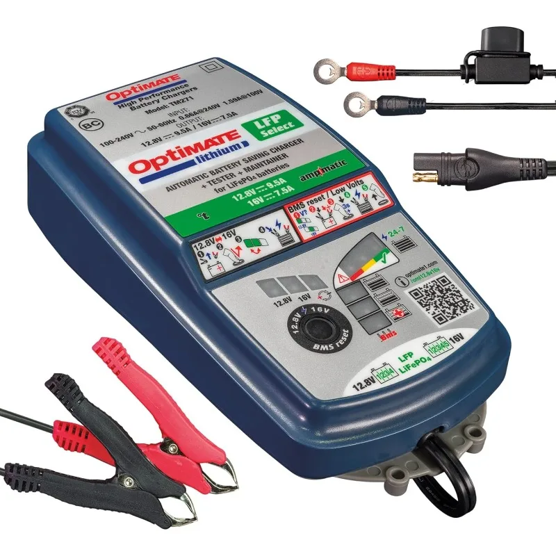 T 7.5A High Performance Battery-Saving Charger and Maintainer