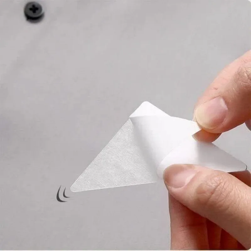 10/20pcs Fixed Collar Triangle Patch Thickened PVC Collar Anti-Warping Edge Shaper No Curl Collar Shirt Extenders