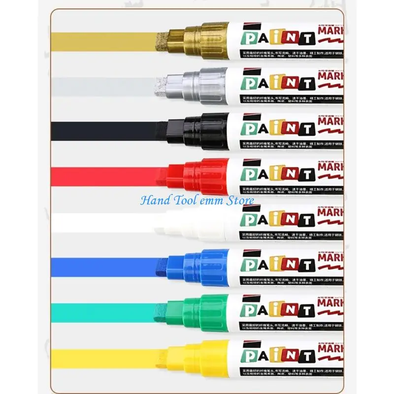 H37F 3Pcs Water and Oil Resistant Stone Paint Pen Sunproof Outdoor Tombstone Paint Pen For Rock Engraving Drawing Doodling