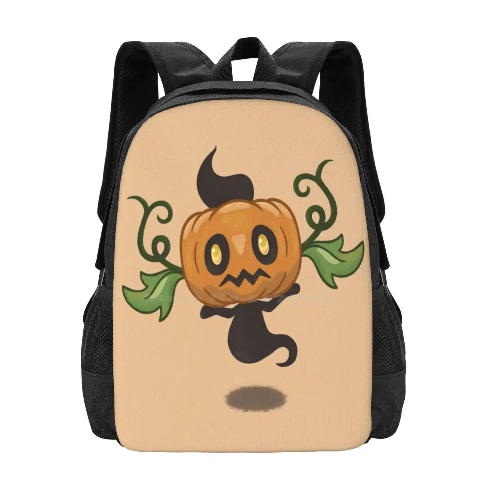 

Pumpkin Ghost Friend Hot Sale Schoolbag Backpack Fashion Bags Halloween Trick Or Treat Spooky Scary Holiday October 31 Fall