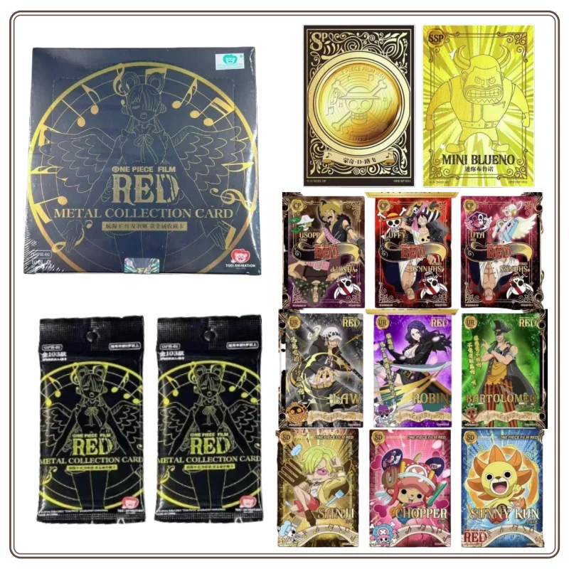 新品-ワンピース-ウタ-レア-コレクションカード-モンキー・d・ルフィ-貴金属コレクションカード-新品未開封-オリジナル-在庫あり