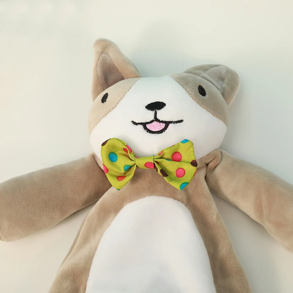 Schattige pluche handpop, fantasiespel, pop, zachte dierenpop, ouder-kind