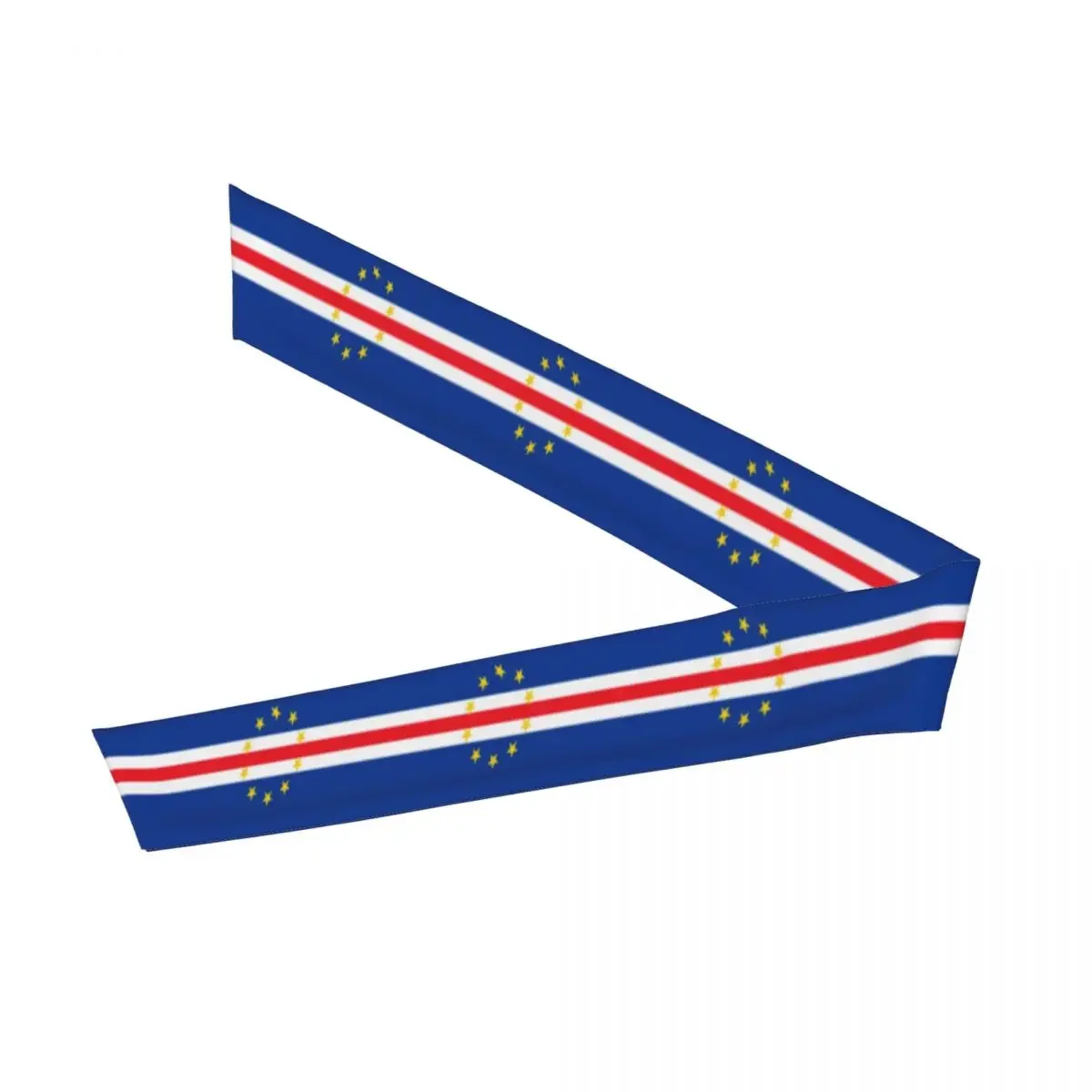 Headband esportes com bandeira para adultos, bandana, ioga e tênis headwrap, laço cabeça