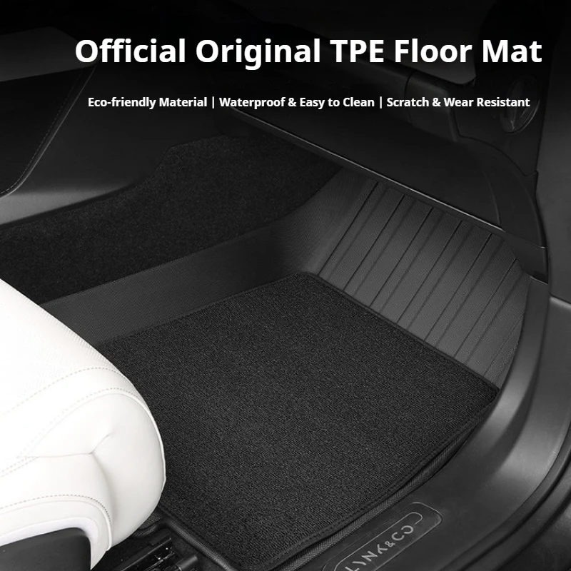 Fit For Lynk & Co 08 TPE Floor Mats Waterproof Carpet Coil Trunk Cargo Liner Interior Mod Decor Auto Accessories