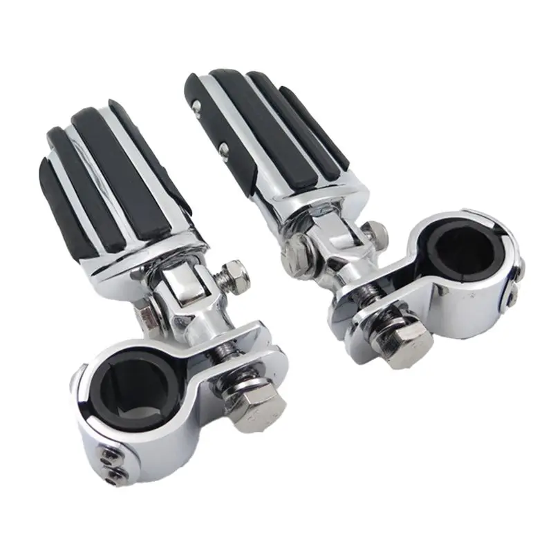 

ABOK-Motorcycle Engine Guard Footpegs For Honda Kawasaki Footrests For Road King Street Glide Softail Highways