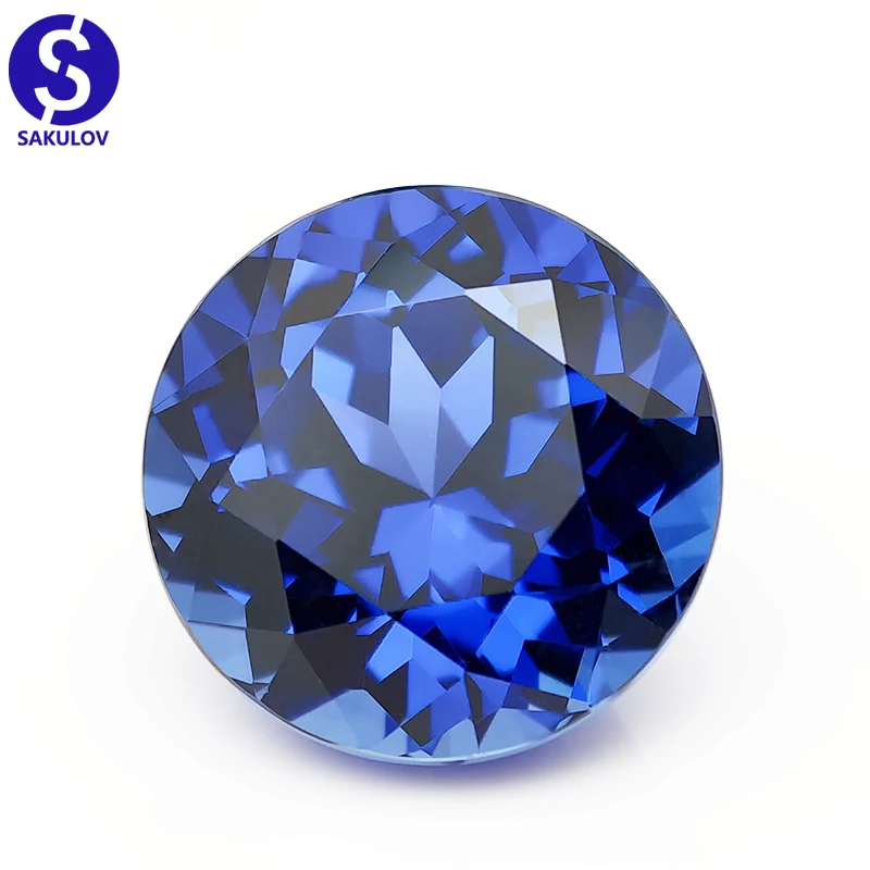 Royal Blue Round Cu… - image