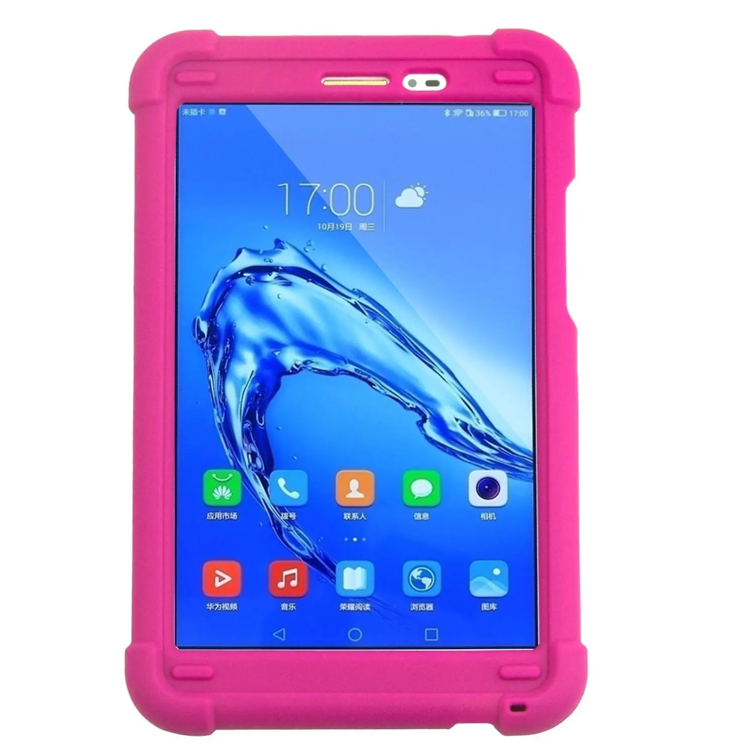 Bumper For Huawei MediaPad T2 8 Pro Tablet Sleeve Honor Pad 8.0 Inch Tablet JDN-W09 AL00 Shockproof Silicone Rugged Case