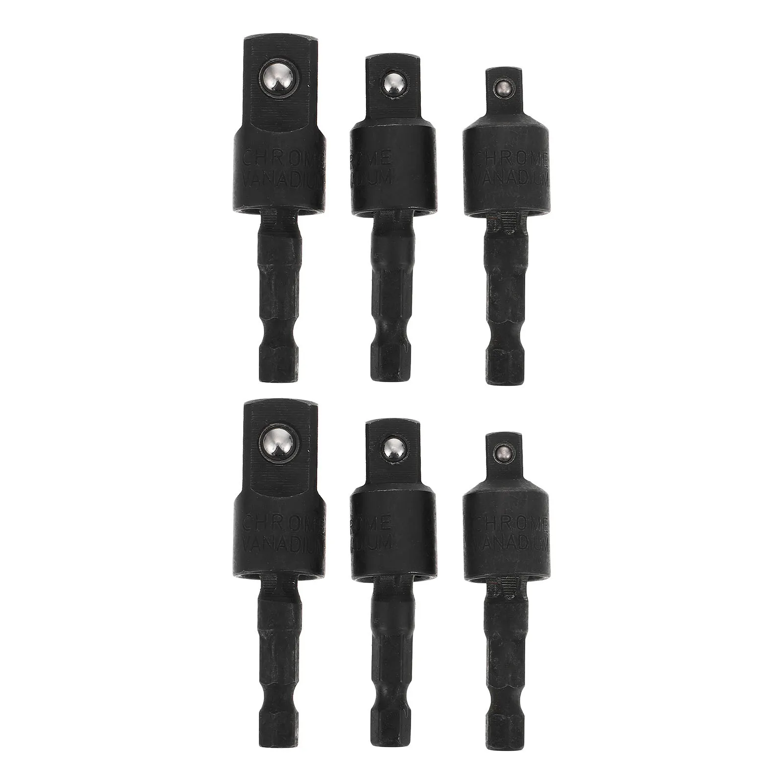 2 szt. Adapterów do wiertarki z obrotową końcówką 360 stopni, zestaw nasadek typu wobble, stal chromowo-wanadowa, antykorozyjne, do majsterkowania