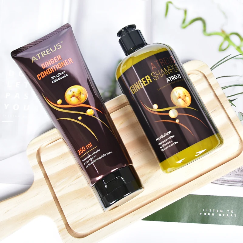 

Atreus Thai Ginger Shampoo, Sulfate-Free for Oil Control, Itch & Dandruff Relief, Anti-Hair Loss