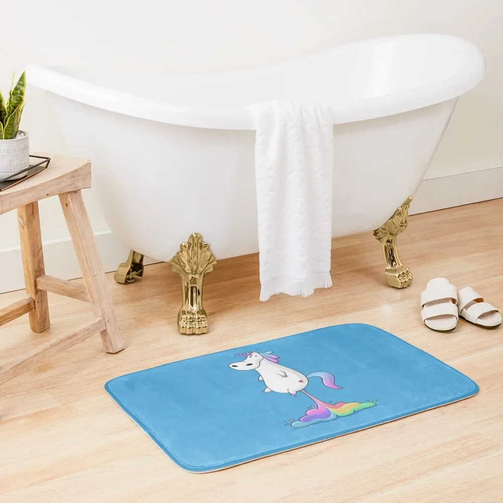 Unicorn Fart Bath Mat Bathroom Accessory Household Items Carpet For Bath Anti-Skid Rooms Mat