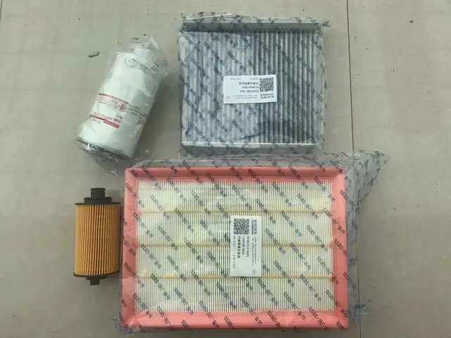 

Auto parts High quality 1pcs Oil filter air / fuel / air condition filter for Chinese CHANGAN HUNTER F70 1.9T Diesel Engine