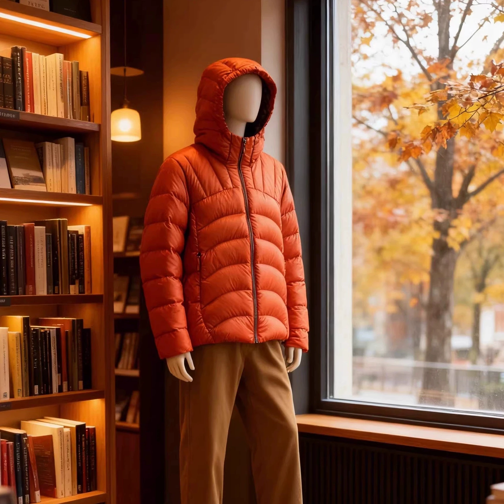 

Men's High Loosen 90 down Padded Jaet Glossy Surface Stand Collar Winter Coat Store Exclusive Long Sve Du down Filling