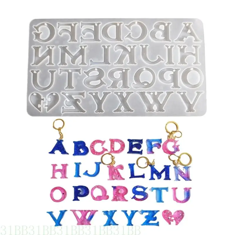 

31BB Practical Sturdy Silicone Mould for Letter Art and Gifts Home Decoration