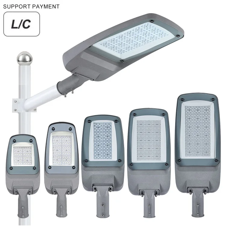 Support L/C Pay Gaocheng Factory Directly IP65 Waterproof Street Lamp Outdoor 40 60 100 150 200 W Led Road Light