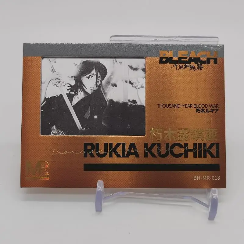 Anime BLEACH MR series Kuchiki Rukia Urahara Kisuke Yhwach Senjumaru Shutara film collection card Christmas birthday gift