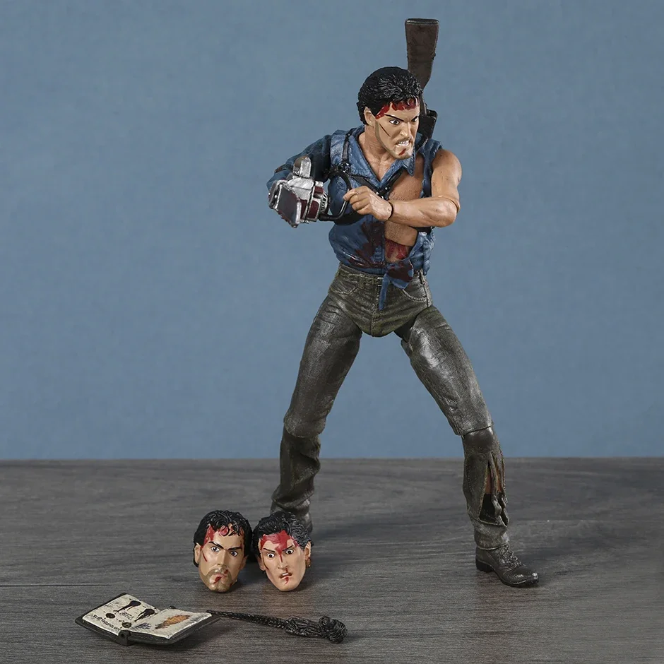 NECA Evil Dead White Variant Box Dead By Dawn Ash Ultimate Action Figure Toy Collection Model