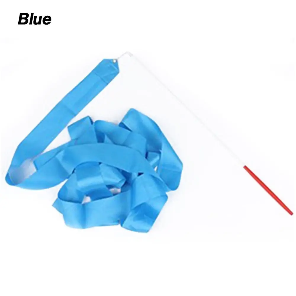 2M Twirling Rod Ballet Streamer Dance Ribbon Rhythmic Art Training Colorful Gym Ribbons Artistic Gymnastics Ribbon