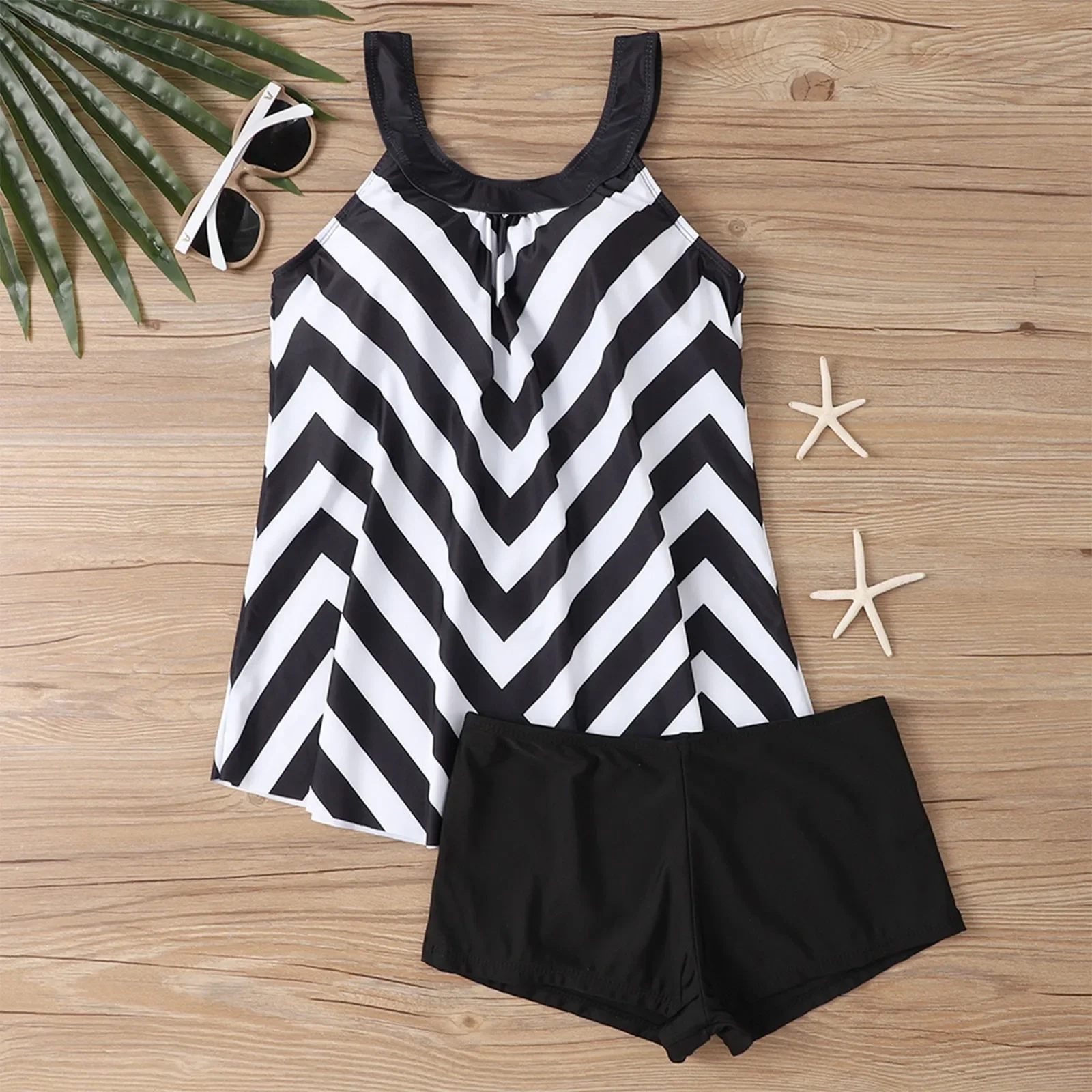 

Сексуальный комплект бикини, комплект из двух предметов, камзол с принтом, разделенный отпуск, бикини с эффектом пуш-ап, купальный костюм, женский купальник