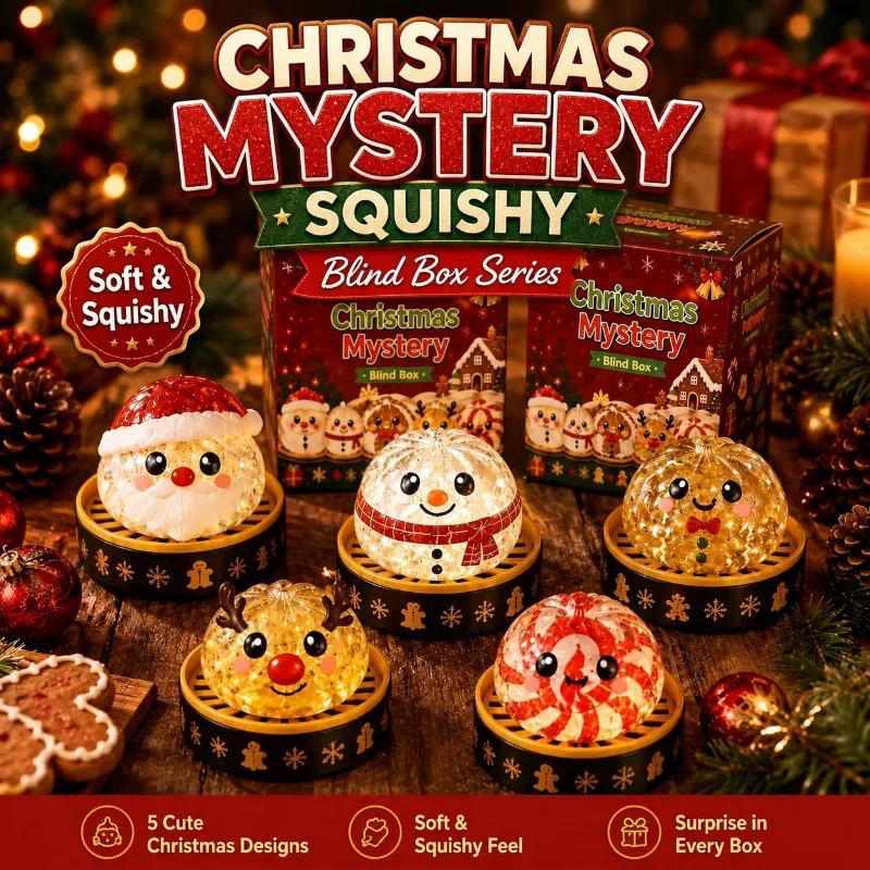 Kids Toys Dumplings - Christmas Dumpling Squishy Squeeze Toy Box