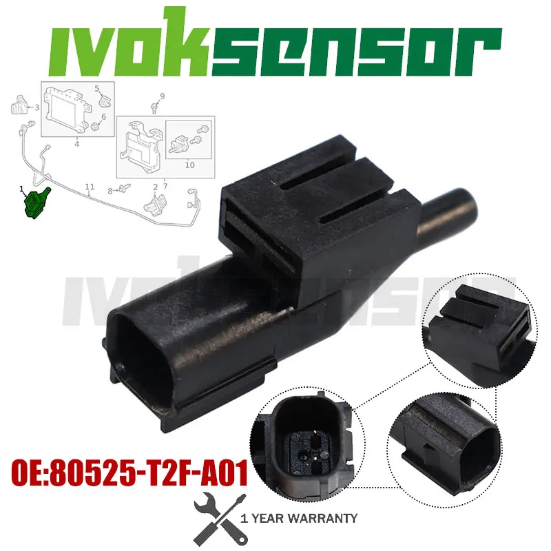 80525-T2F-A01 Outside Air Ambient Temperature Sensor For Honda CR-V Civic Accord Pilot Clarity HR-V Acura MDX TLX RLX 2013-2025