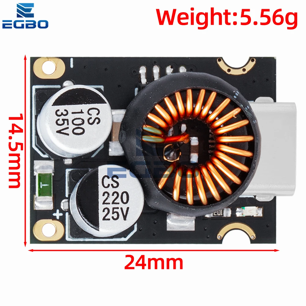 QC4.0 QC3.0 Type-C USB PD65W Fast Charging Adapter Module DC8-32V 3.25A 65W Step Down Module For Huawei SCP/FCP Apple PD