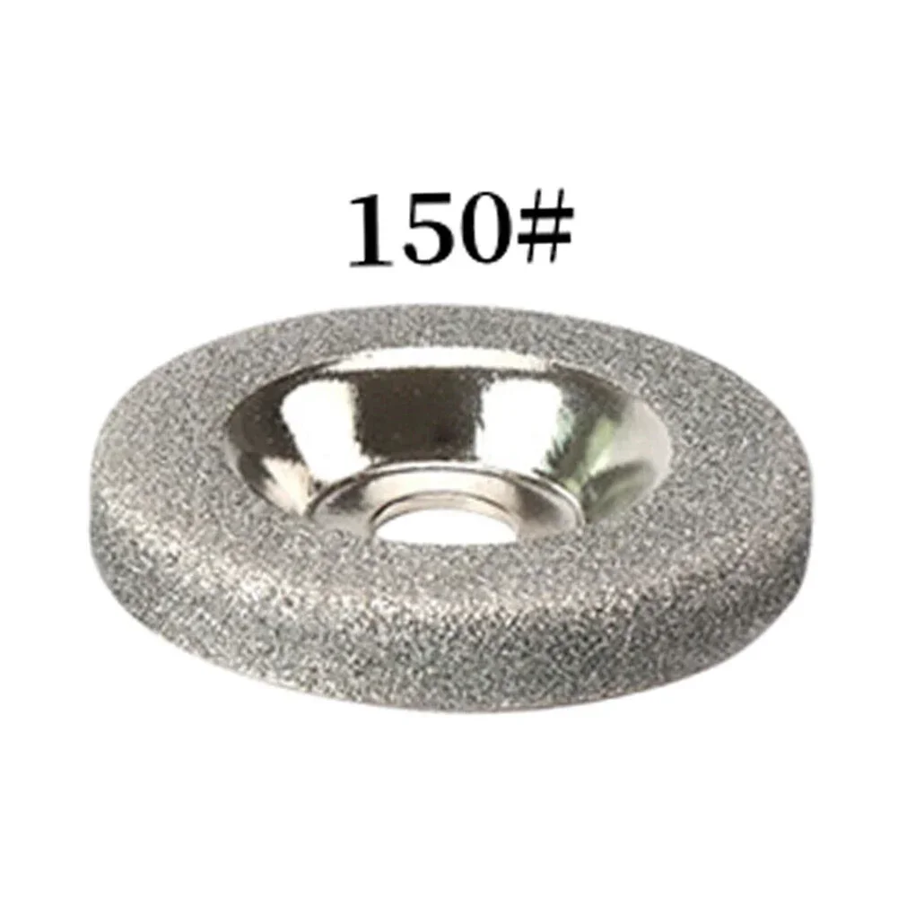 Diamond Grinding Wheel 50mm Emery Milling Cutter Circle Sharpener Stone 150#/180#/320# Milling Cutter Tool Disc Whee