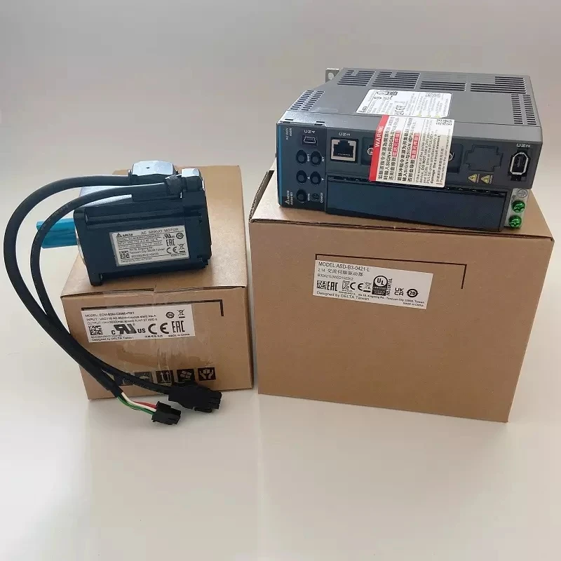 

HOT! Delta B3 Series 750W 220V Servo Motor Drive ECM-B3M-C20807RS1 Electrical Commutation Motor High-Power Equipment