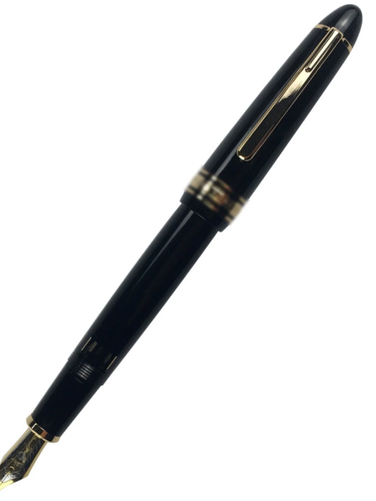 Imagem -06 - Yongsheng Pistão Enchimento Caneta-tinteiro Resina Azul e Preta Ef-f Nib Crafted Escritório Escrita Canetas de Tinta Alta Qualidade 629