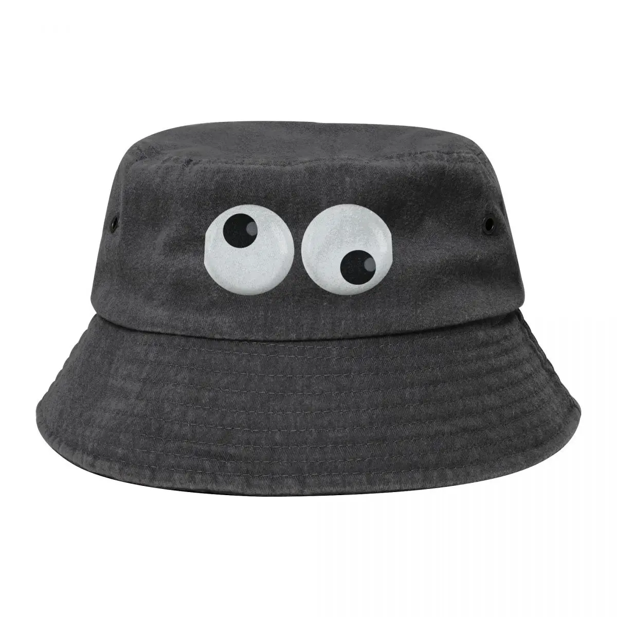 

Googly Eyes (jumbled version) Bucket Hat Luxury Brand Uv Protection Solar Hat Male hat Golf Women Men's