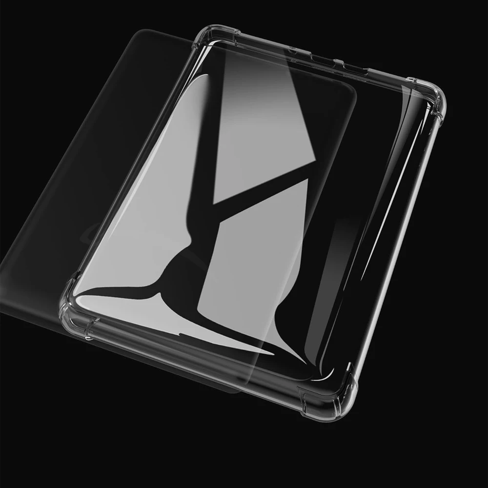 حافظة شفافة لهاتف أمازون كيندل بيبر وايت 12th Colorsoft 2024 موديل SA569P SA568B 7.0 بوصة غطاء للكتب الإلكترونية حافظة واقية من البولي يوريثان الناعم