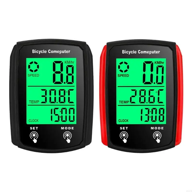 Multifunction Bike Speedometer with Touch Screens & Accurate Technology Cyclometer Touch Interfaces