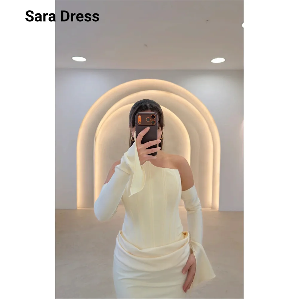 Sara Customized A Line Sleeveless Floor-length Patchwork Sleeves Prom Dress 2026 Women Evening Dress 2025 Luxury Party Dresses