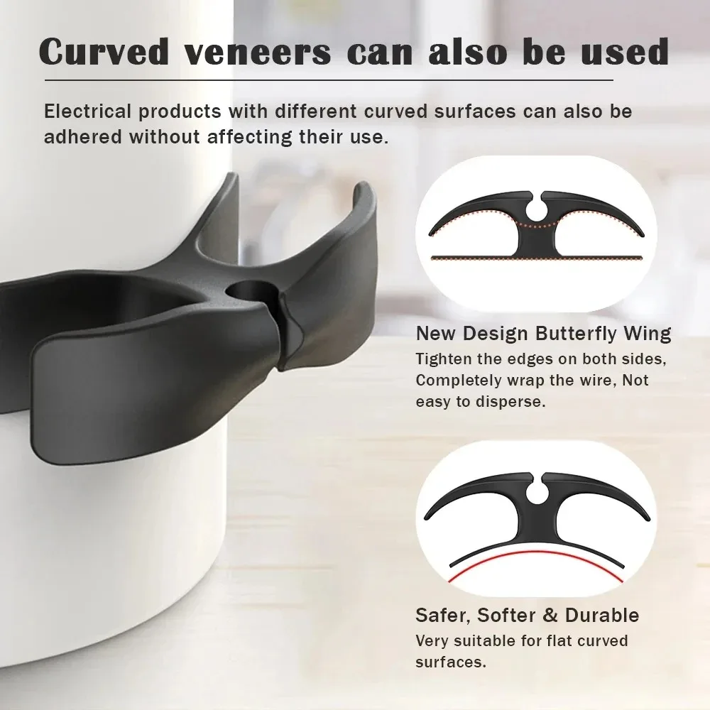 Traceless Plug Fixed Cord Organizer Kitchen Storage Wire Winder Home Cable Management Tools Household Practical Helper