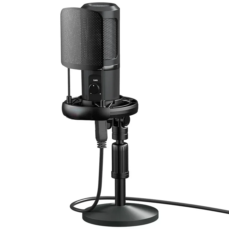 Dubbing Equipment Flash Passenger Pm461t Professional Anchor Live Streaming Microphone Microphone Recording Capacitor