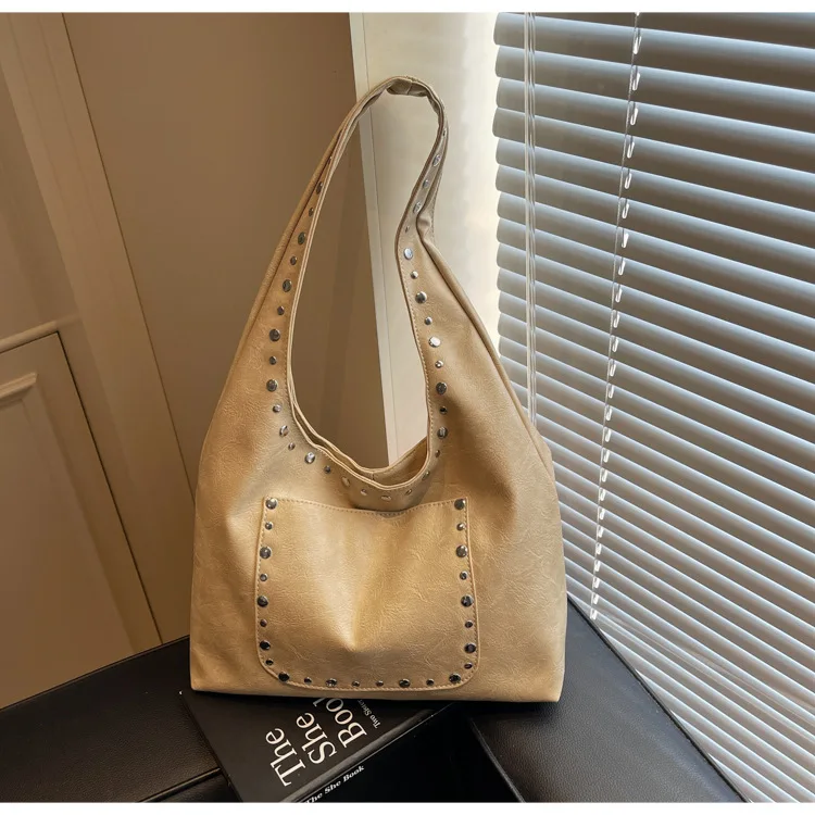 

2025 New Fashion Tote Bag for Women, Genuine Leather Large Capacity Multi-way Shoulder Crossbody Purse, Vintage Chic Work Bag