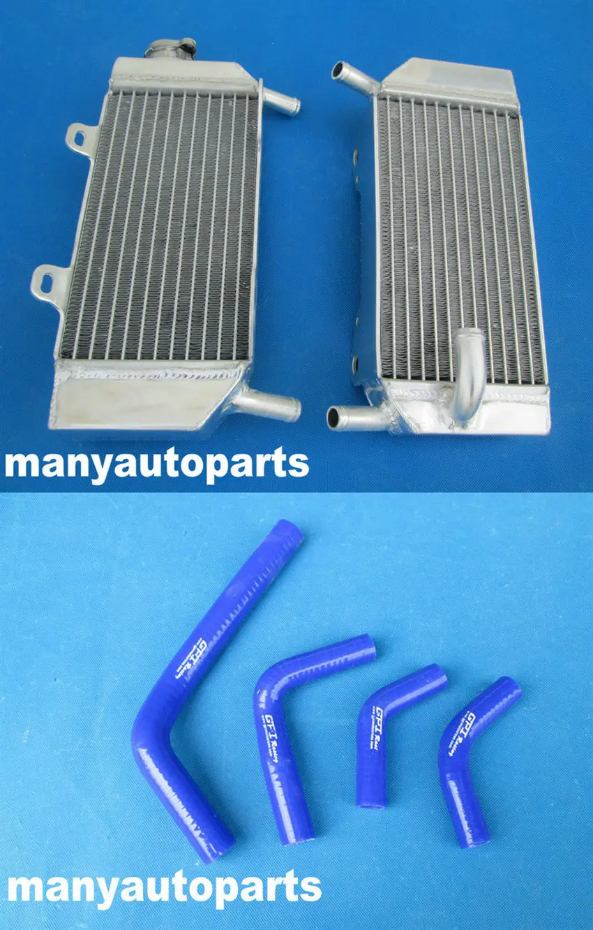 FOR HONDA CRF250R CRF250X CRF 250 R  CRF 250X 2004-2009 2008 2007 2006 2005 04 05 06 07 08 09 Aluminum Radiator & Hose