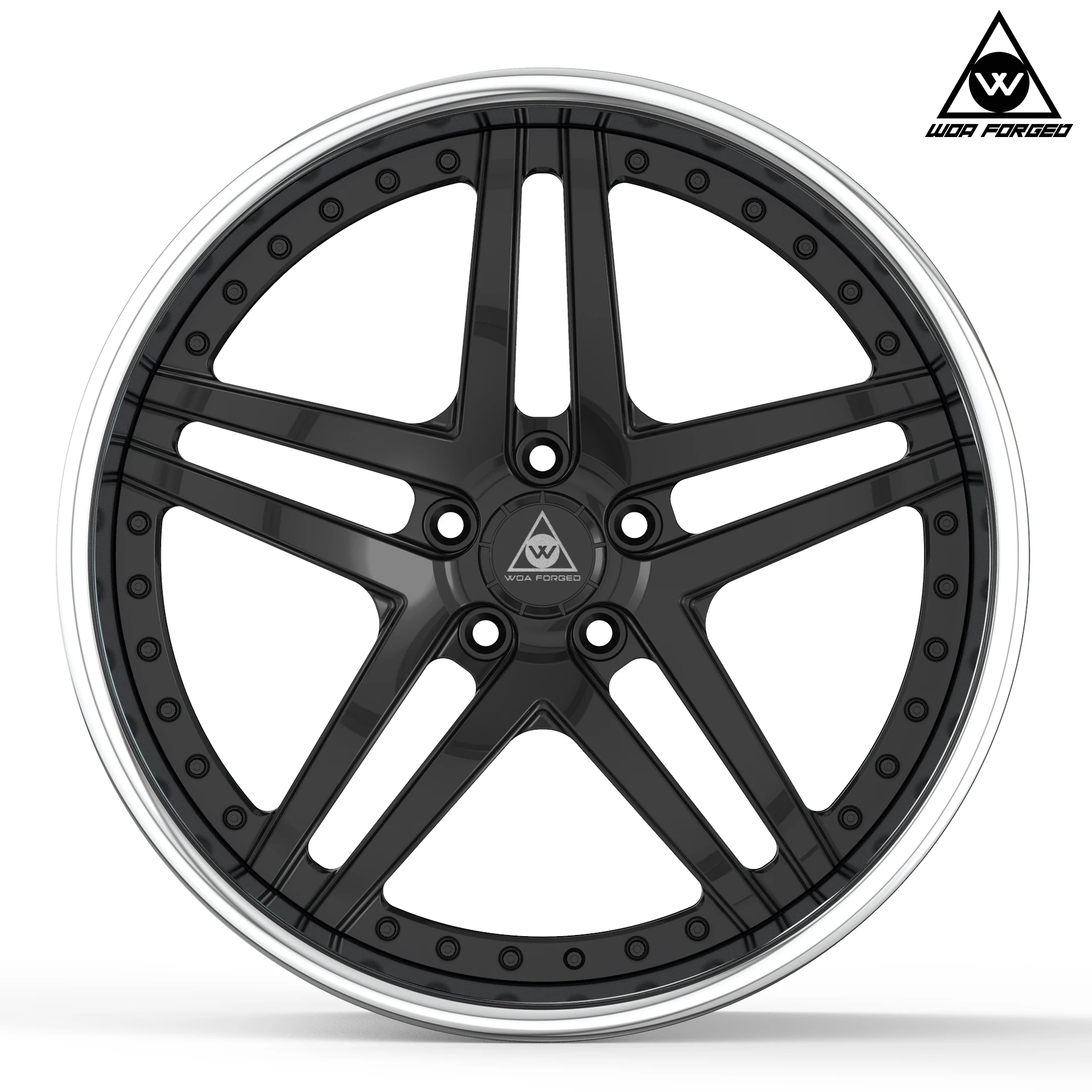 3 Piece Forged Wheels 17 18 19 20 21 22 Inch 5X120 Passenger Car Rims Aluminum Customized Lightweight Wheels Aluminum Wheels