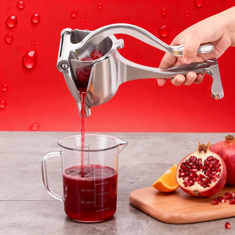 1PC Aluminum Alloy Lemon Squeezer Hand Press Juicer Tool for Orange Pomegranate Lime Citrus Fruits Manual Juice Maker Kitchen