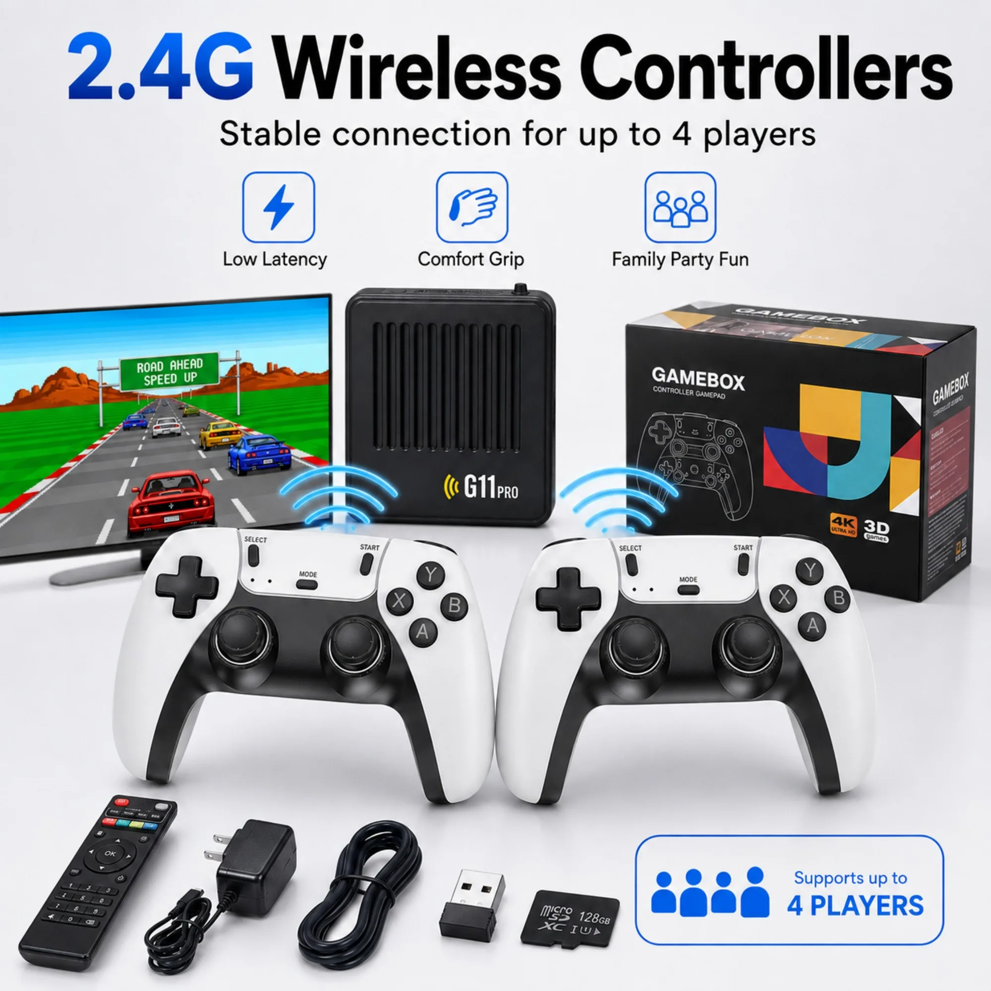 G11 PRO 2-in-1 TV- und Gaming- – Retro Gaming Hdmi Bewertung und Preis