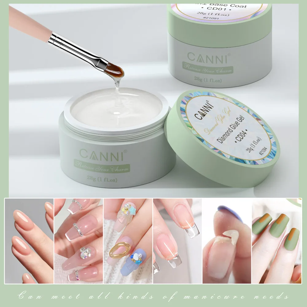Fiber Glass Builder Nagelgel Venalisa CANNI 28g Mirror Diamond NoWipe Top Coat 3in1 Base Coat UV-Konstruktionsgel PVC-Nagelkleber – Detail 4