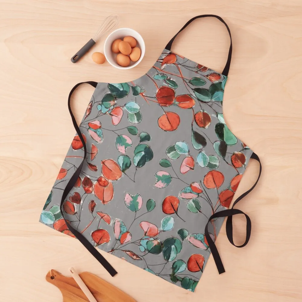 

Eucalyptus pattern Apron Kitchen Chef Useful Things For Kitchen Kitchen For Man Barber Apron
