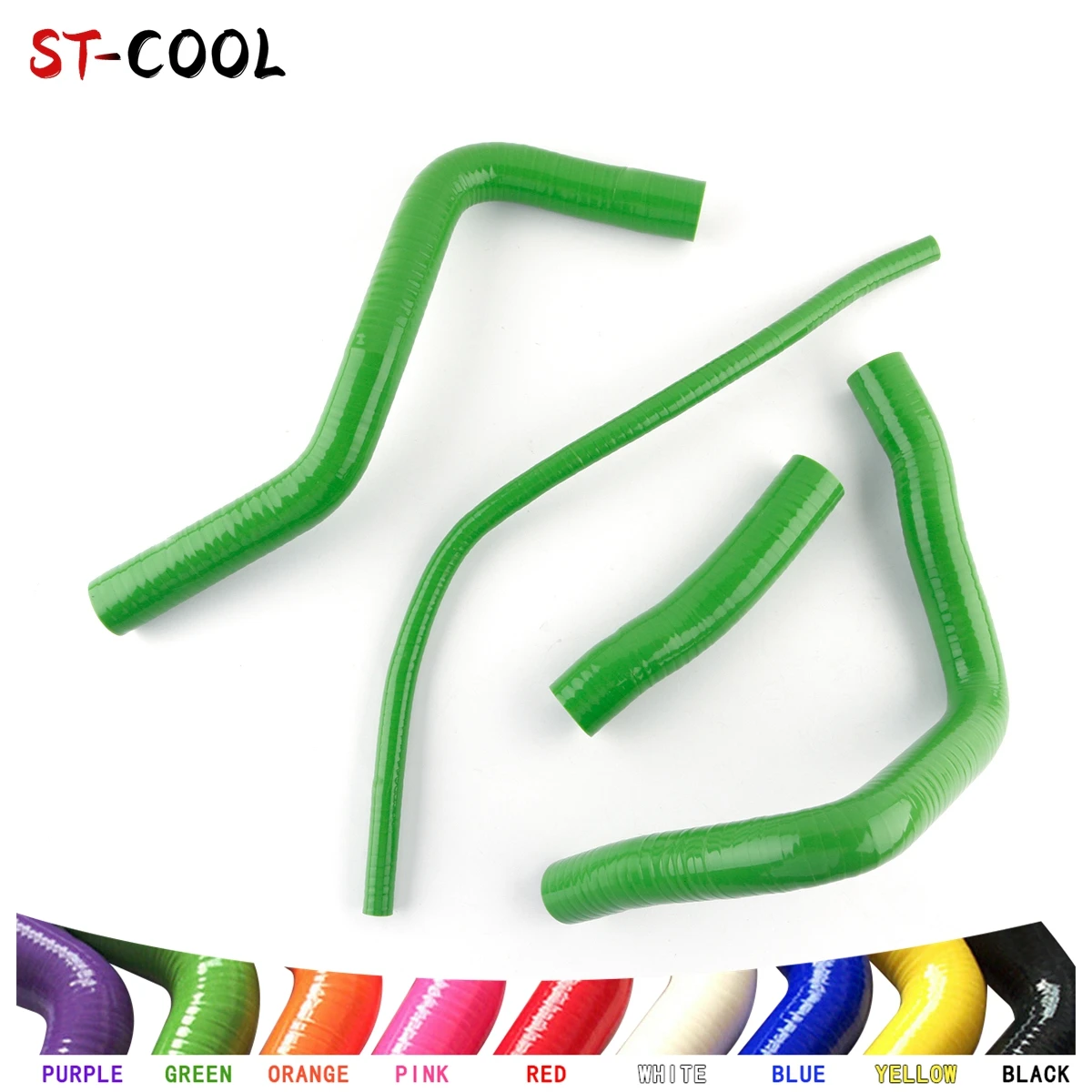 For 2001-2004 Suzuki GSXR 1000 K3 K4 GSX-R 1000 K1 K2 GSXR1000 2002 03 Radiator Coolant Hoses Kit Silicone Tubes 4Pcs 10 Colors