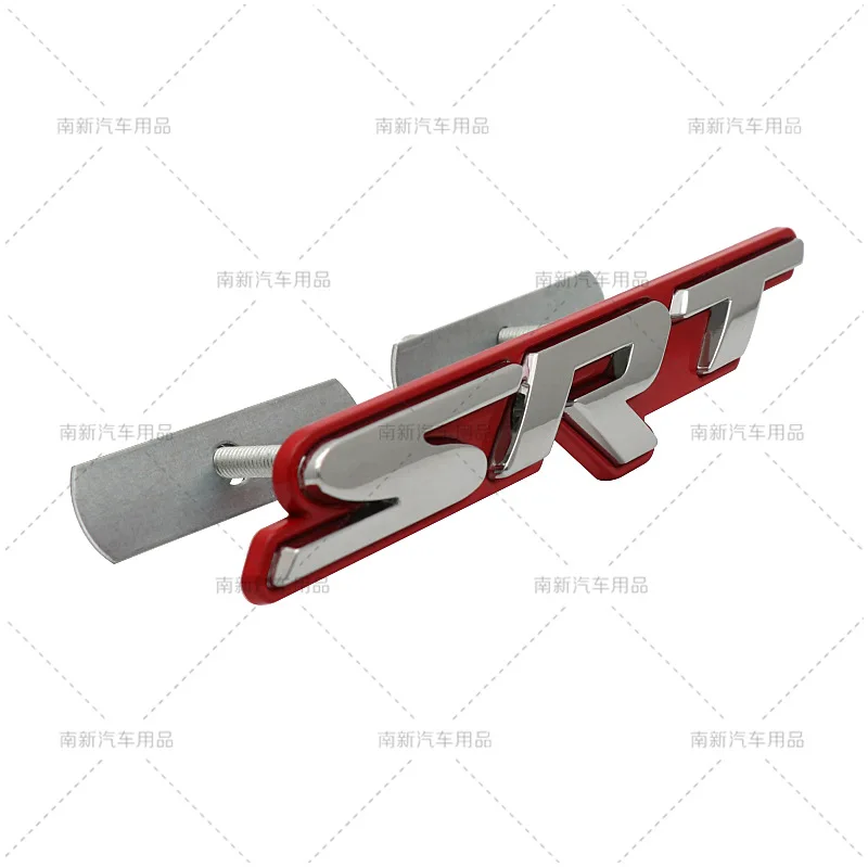 3D Metal SRT Grill Badge Emblem Car Stickers For Dodge Charger Ram Viper Magnum Caliber Journey Car Styling Auto Accessories