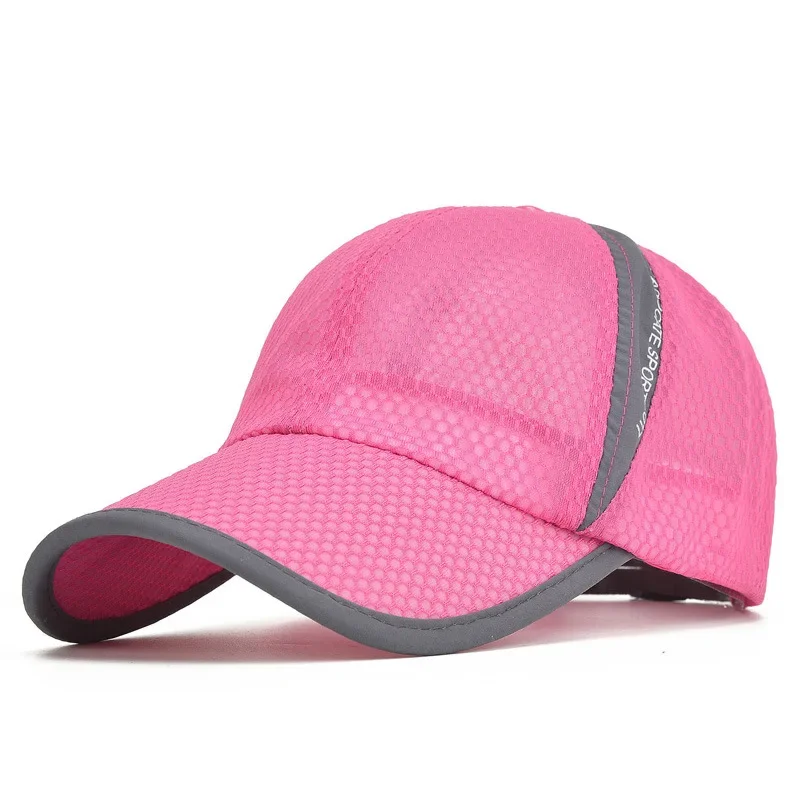 Atmungsaktive Mesh Baseball Cap Snapback Trucker Caps Männer Visier Baseball Hut Frauen Outdoor Streetwear Hip Hop Knochen
