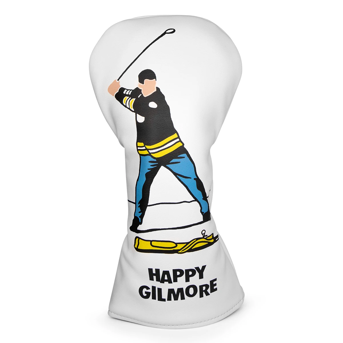 Golf Headcovers High Qaulity Driver Wood Cover Set Gil-more  White Premium Leather  Driver Fairway Hybrid Golf Wood Clubs