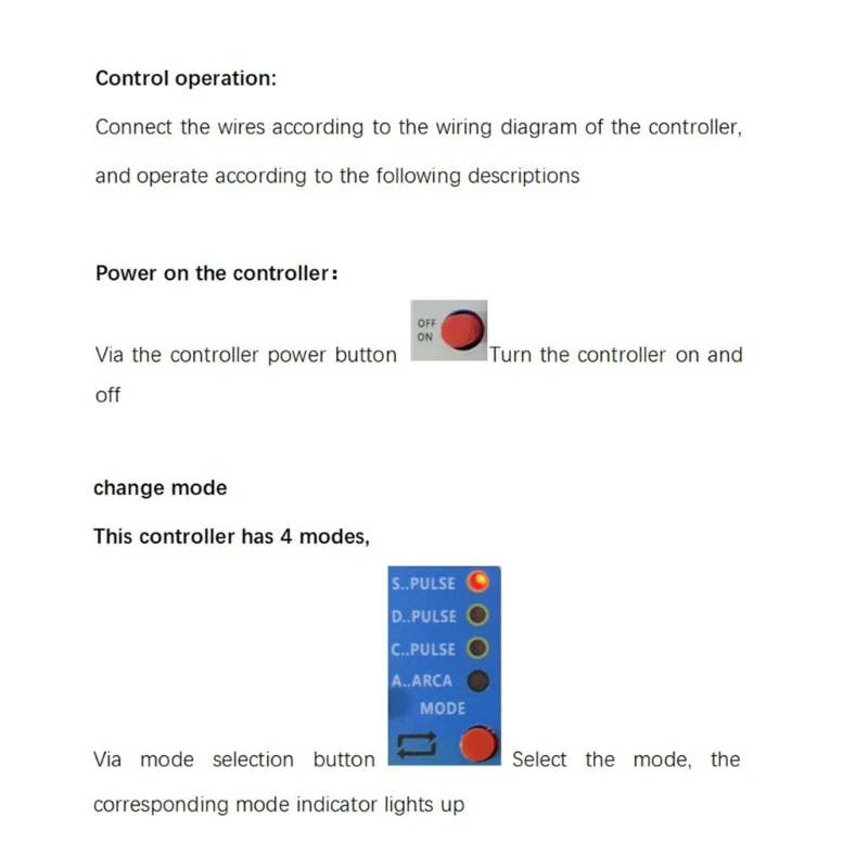 Welding Modified Cold Welding Machine Controller Argon Arc Welding Pulse Controller Auxiliary Welding Tool Welding Modes