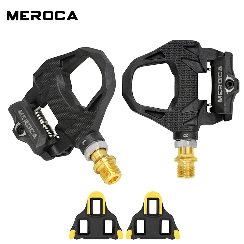 

Педаль с замком для шоссейного велосипеда MEROCA, легкая самоблокирующаяся педаль для шоссейного велосипеда, система SPD Peilin с запирающей пластиной, велосипедная педаль