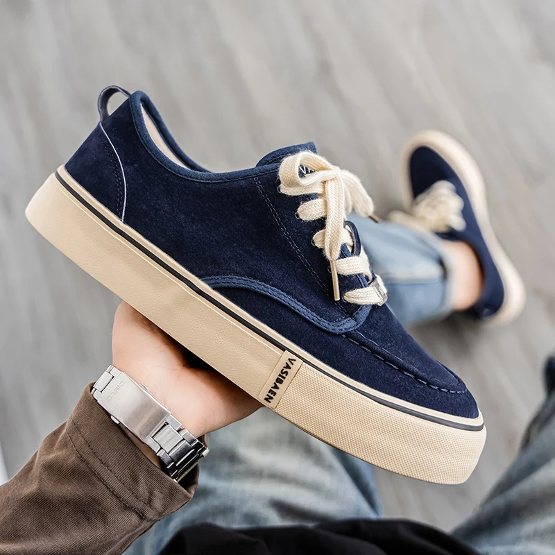 Heren laag uitgesneden casual retro veelzijdige canvasschoenen2025Buitenlandse handel nieuwe stijl modieus temperament laag uitgesneden trendy sportschoenen